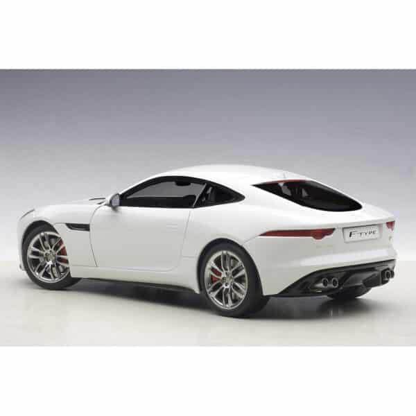 autoart - 1:18 jaguar f-type r coupe (polaris white)