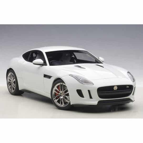 autoart - 1:18 jaguar f-type r coupe (polaris white)