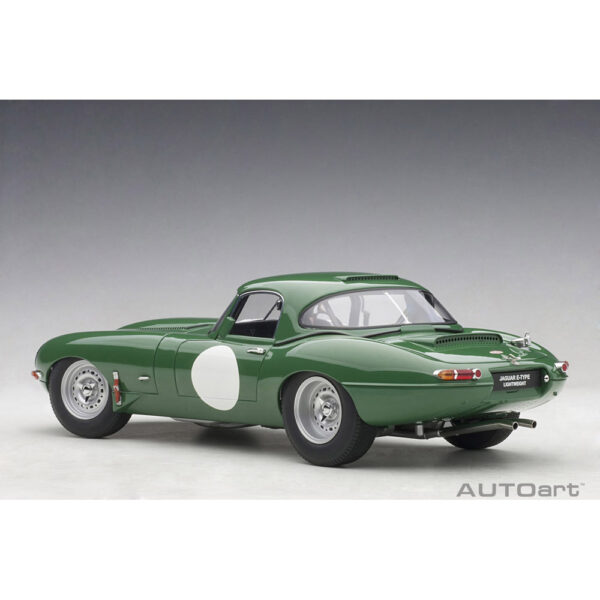 autoart - 1:18 jaguar lightweight e-type (opalescent dark green)