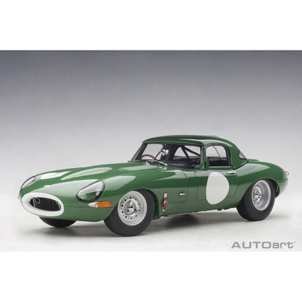 autoart - 1:18 jaguar lightweight e-type (opalescent dark green)