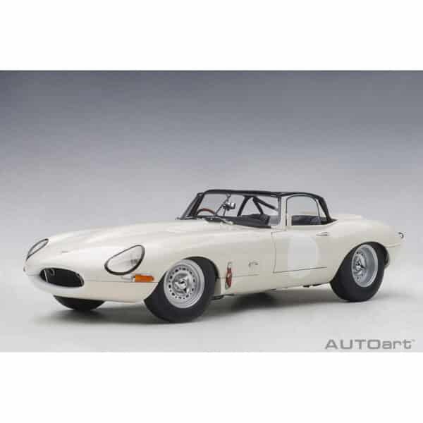 autoart - 1:18 jaguar lightweight e-type (white)