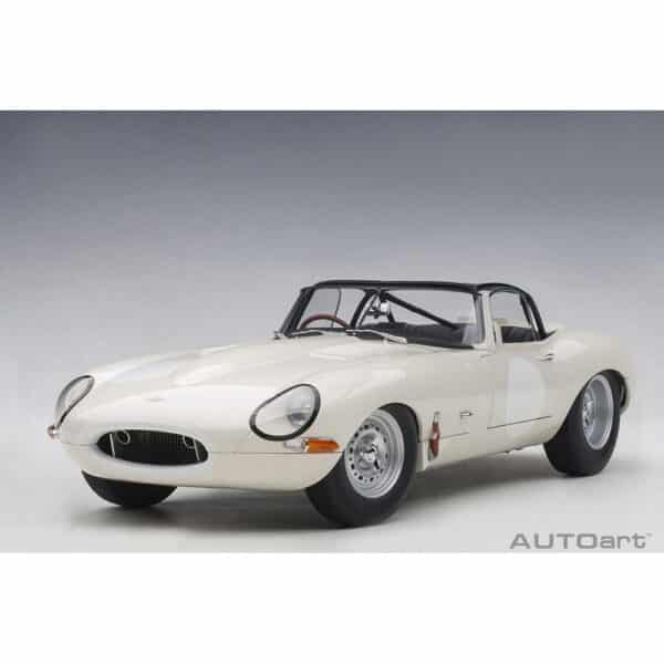 autoart - 1:18 jaguar lightweight e-type (white)