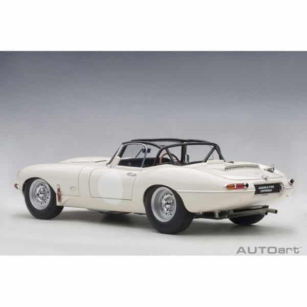 autoart - 1:18 jaguar lightweight e-type (white)