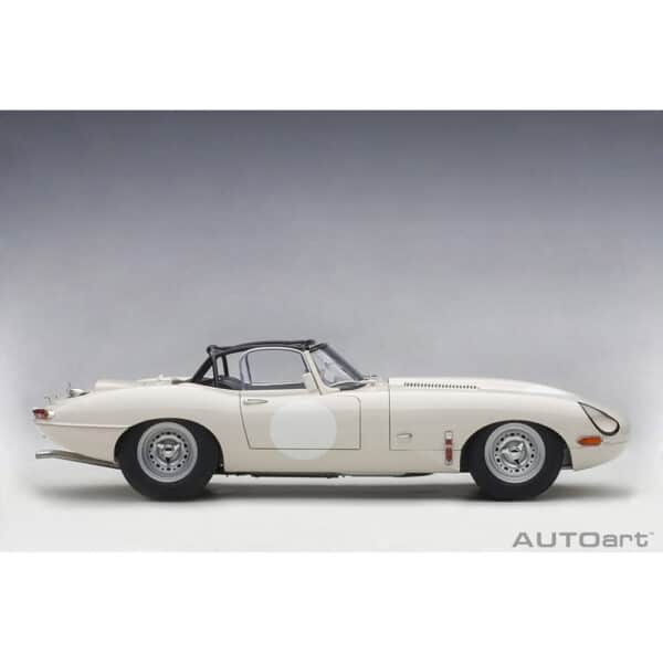 autoart - 1:18 jaguar lightweight e-type (white)