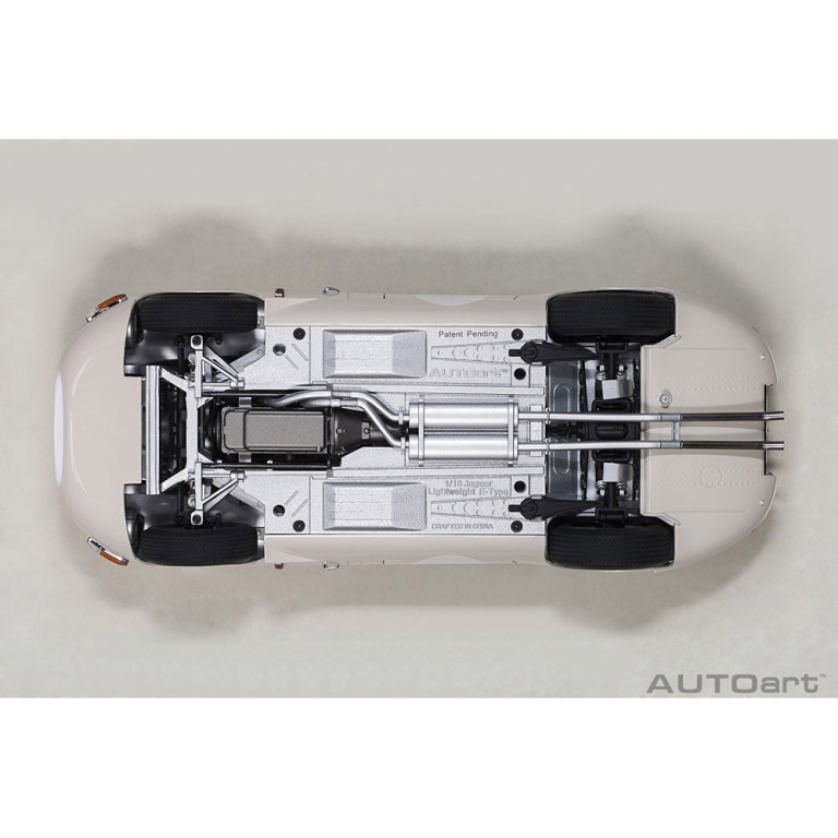 autoart - 1:18 jaguar lightweight e-type (white)