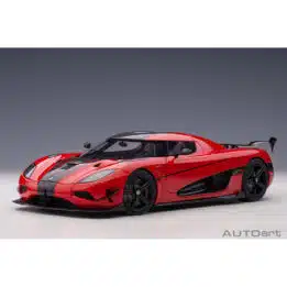 autoart - 1:18 koenigsegg agera rs (chilli red / carbon)