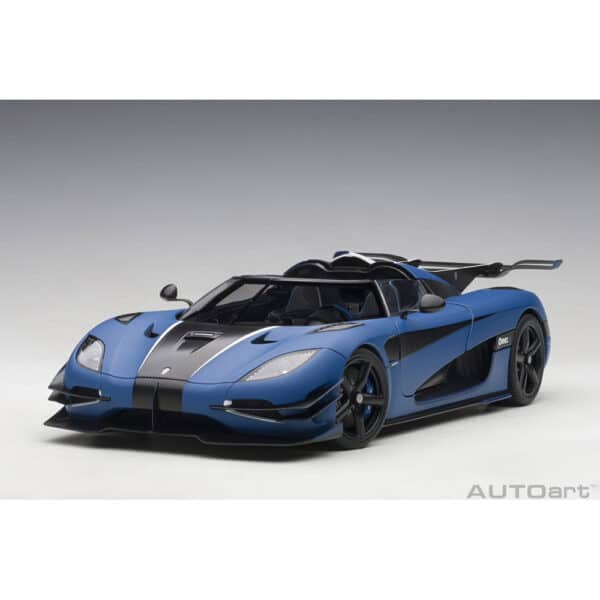 autoart - 1:18 koenigsegg one:1 (imperial blue / carbon)