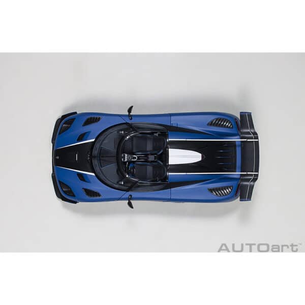 autoart - 1:18 koenigsegg one:1 (imperial blue / carbon)