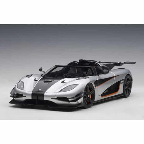 autoart - 1:18 koenigsegg one:1 (moon grey / carbon)