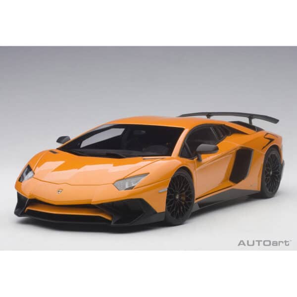 autoart - 1:18 lamborghini aventador lp750-4 sv (arancio atlas)
