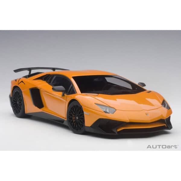 autoart - 1:18 lamborghini aventador lp750-4 sv (arancio atlas)