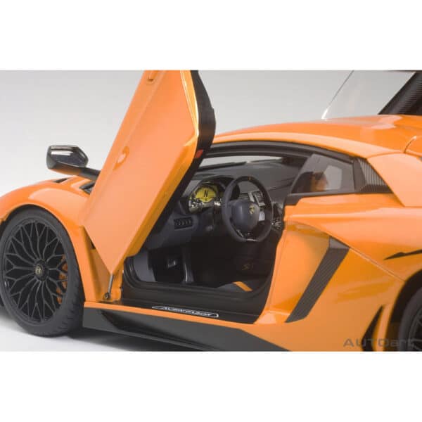 autoart - 1:18 lamborghini aventador lp750-4 sv (arancio atlas)