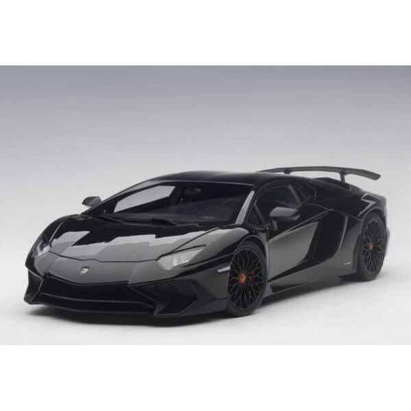 autoart - 1:18 lamborghini aventador lp750-4 sv (nero aldebaran)