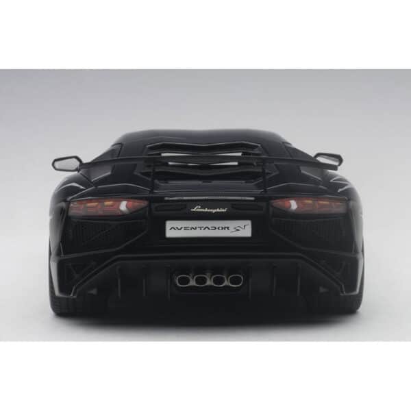 autoart - 1:18 lamborghini aventador lp750-4 sv (nero aldebaran)