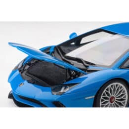 autoart - 1:18 lamborghini aventador s (blu nila)