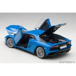 autoart - 1:18 lamborghini aventador s (blu nila)