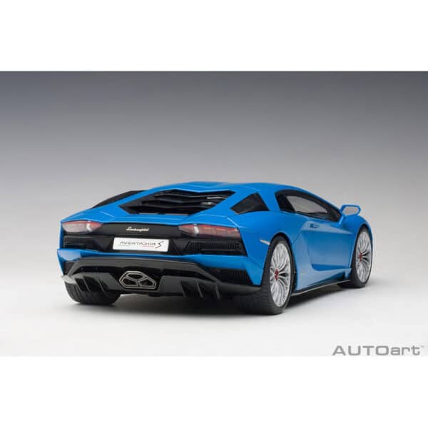 autoart - 1:18 lamborghini aventador s (blu nila)