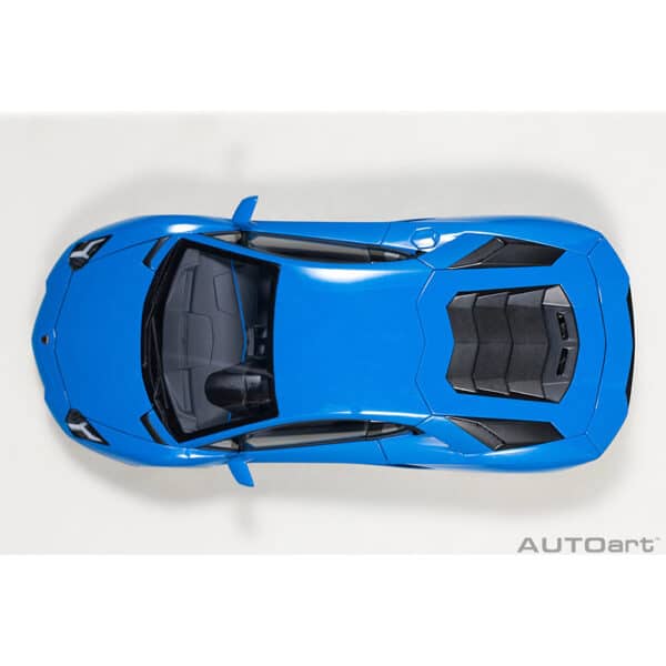 autoart - 1:18 lamborghini aventador s (blu nila)