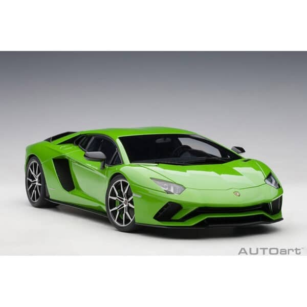 autoart - 1:18 lamborghini aventador s (verde mantis)