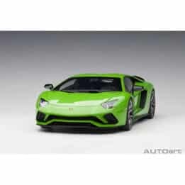 autoart - 1:18 lamborghini aventador s (verde mantis)
