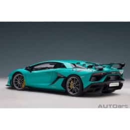 autoart - 1:18 lamborghini aventador svj (blu glauco)