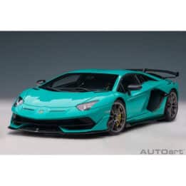 autoart - 1:18 lamborghini aventador svj (blu glauco)
