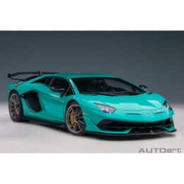 autoart - 1:18 lamborghini aventador svj (blu glauco)