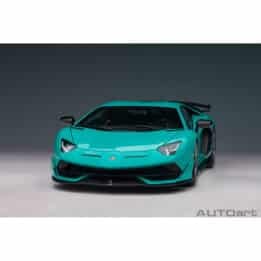 autoart - 1:18 lamborghini aventador svj (blu glauco)