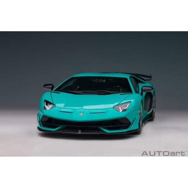 autoart - 1:18 lamborghini aventador svj (blu glauco)