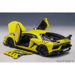 autoart - 1:18 lamborghini aventador svj (giallo tenerife)