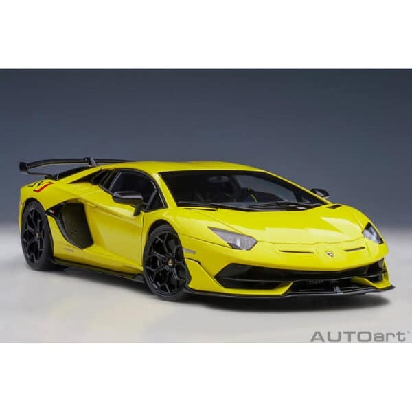autoart - 1:18 lamborghini aventador svj (giallo tenerife)