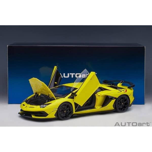 autoart - 1:18 lamborghini aventador svj (giallo tenerife)