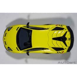 autoart - 1:18 lamborghini aventador svj (giallo tenerife)