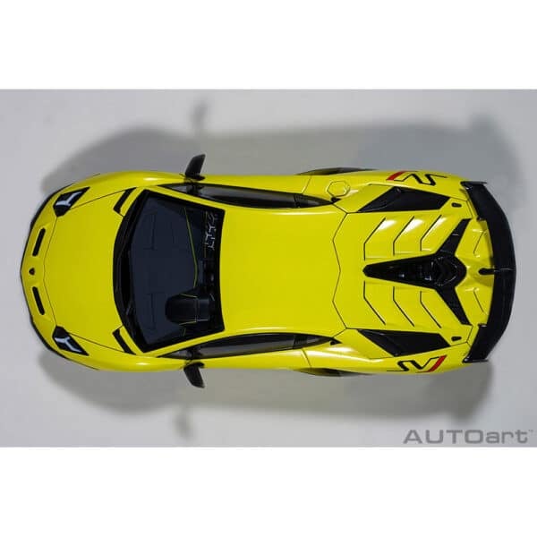 autoart - 1:18 lamborghini aventador svj (giallo tenerife)
