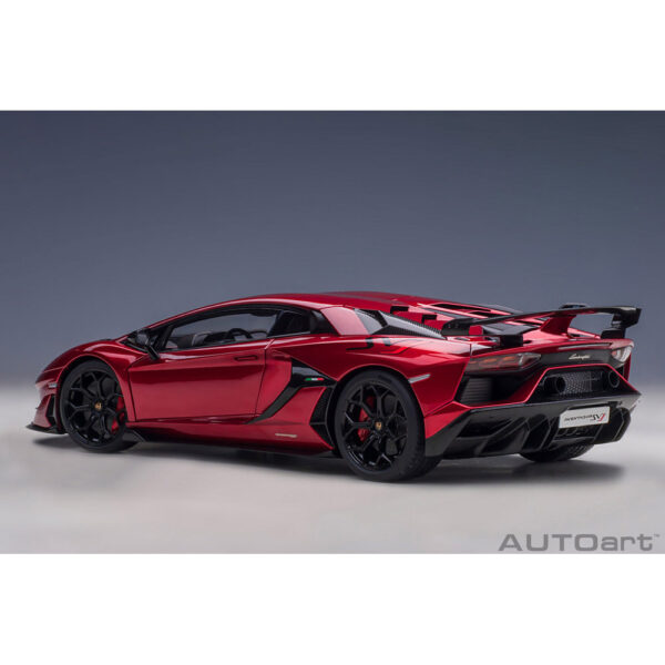 autoart - 1:18 lamborghini aventador svj (rosso efesto)