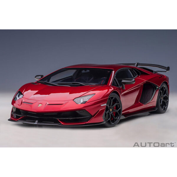 autoart - 1:18 lamborghini aventador svj (rosso efesto)