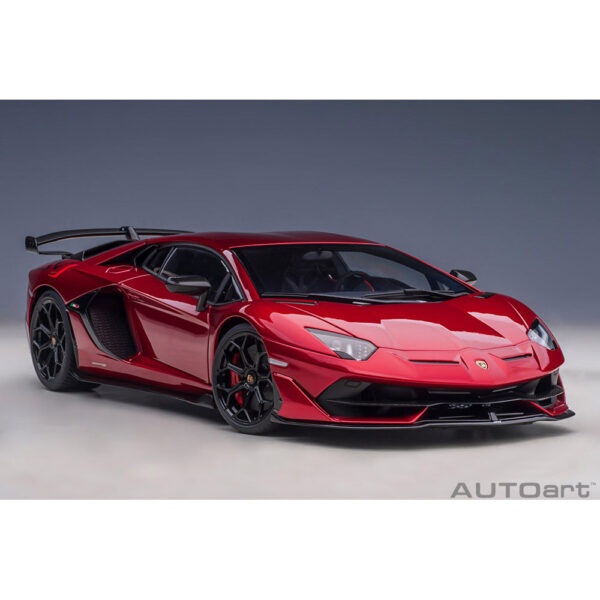 autoart - 1:18 lamborghini aventador svj (rosso efesto)