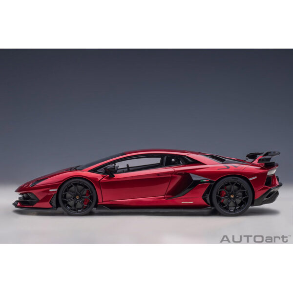 autoart - 1:18 lamborghini aventador svj (rosso efesto)