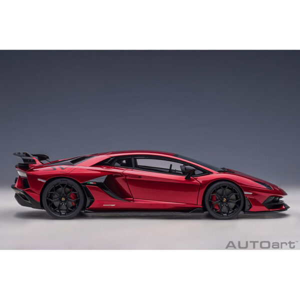 autoart - 1:18 lamborghini aventador svj (rosso efesto)