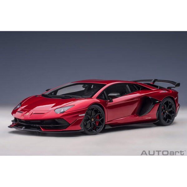 autoart - 1:18 lamborghini aventador svj (rosso efesto)