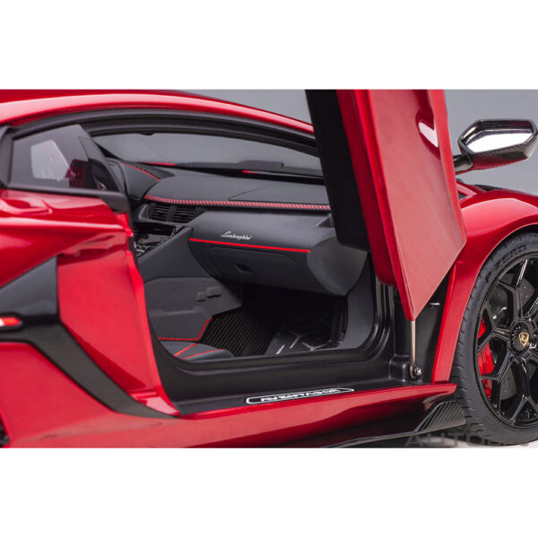 autoart - 1:18 lamborghini aventador svj (rosso efesto)