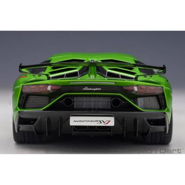 autoart - 1:18 lamborghini aventador svj (verde alceo)