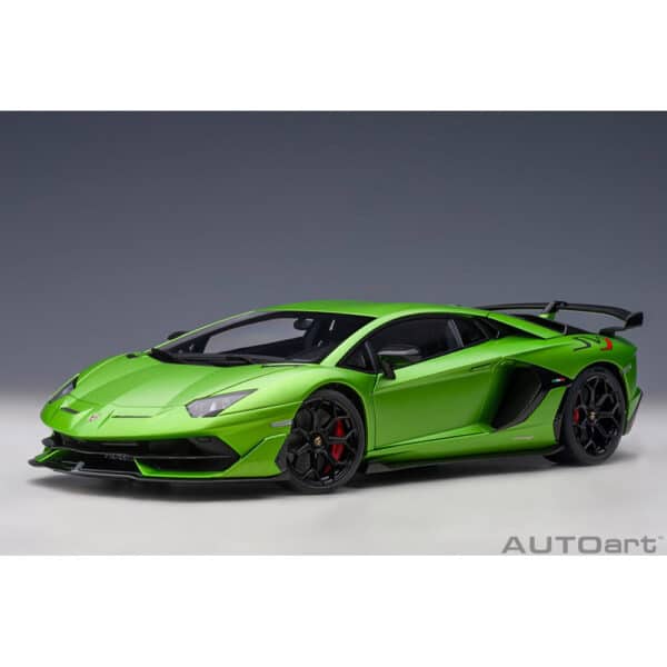 autoart - 1:18 lamborghini aventador svj (verde alceo)