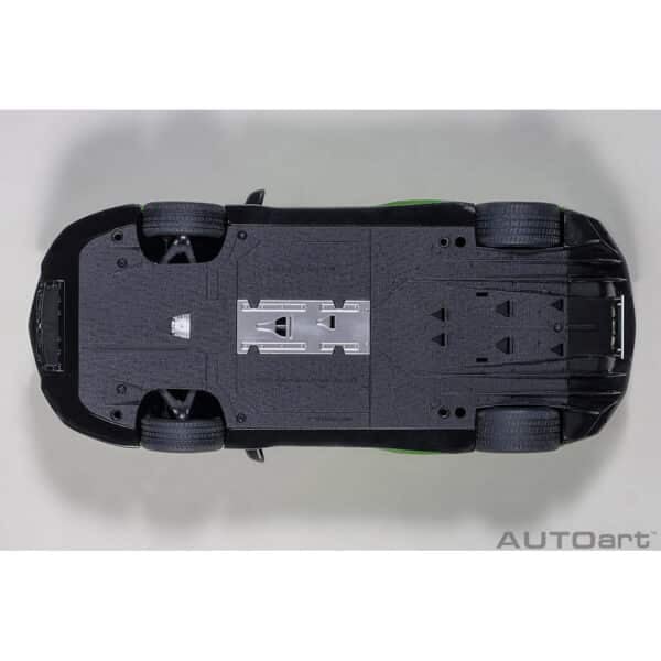 autoart - 1:18 lamborghini aventador svj (verde alceo)