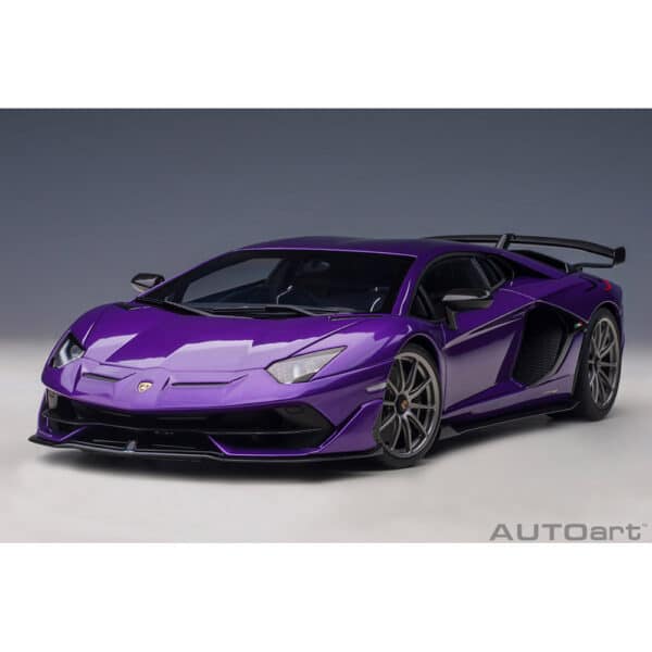 autoart - 1:18 lamborghini aventador svj (viola pasifae)