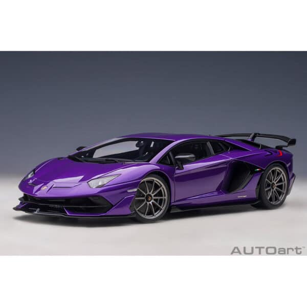 autoart - 1:18 lamborghini aventador svj (viola pasifae)