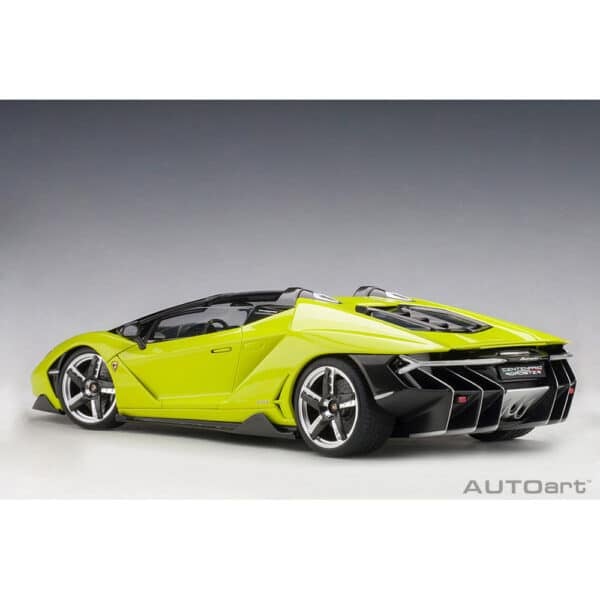 autoart - 1:18 lamborghini centenario roadster (verde scandal)