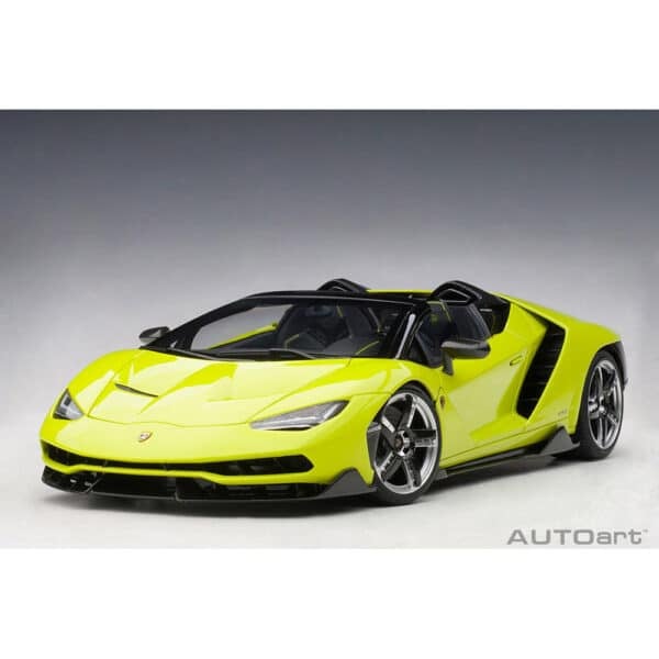 autoart - 1:18 lamborghini centenario roadster (verde scandal)