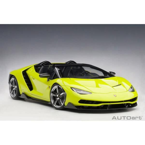 autoart - 1:18 lamborghini centenario roadster (verde scandal)