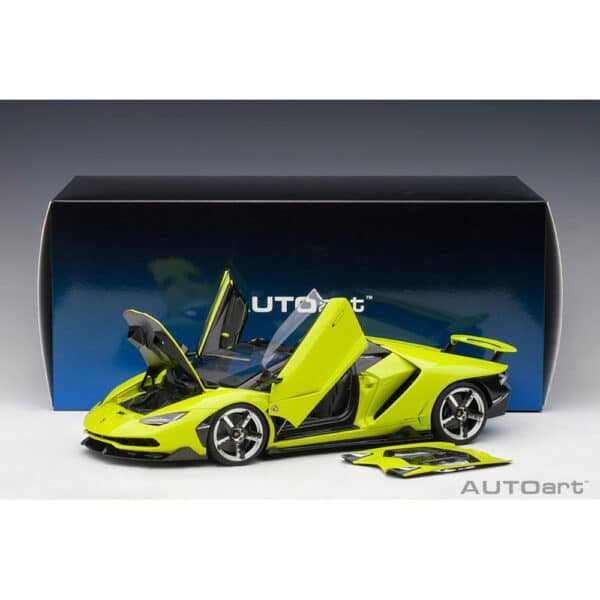 autoart - 1:18 lamborghini centenario roadster (verde scandal)
